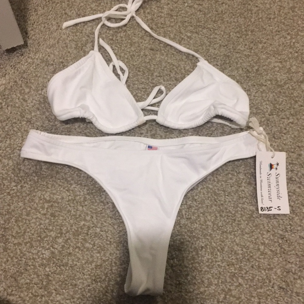White bikini